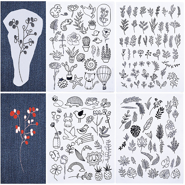 PandaHall CRASPIRE 150Pcs Flowers Leaves Water Soluble Embroidery Stabilizers Plants Hand Sewing Stick and Stitch Transfers Paper Wash Away...
PandaHall CRASPIRE 150Pcs Flowers Leaves Water Soluble Embroidery Stabilizers Plants Hand Sewing Stick and Stitch Transfers Paper Wash Away...