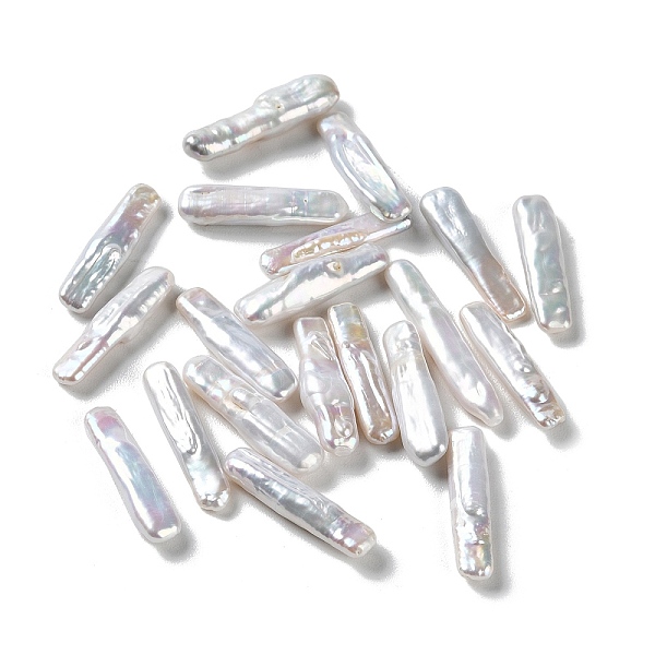 PandaHall Natural Keshi Pearl Cultured Freshwater Pearl Beads, No Hole, Baroque Pearls, Undrilled/No Hole, Rectangle, WhiteSmoke..., White
PandaHall Natural Keshi Pearl Cultured Freshwater Pearl Beads, No Hole, Baroque Pearls, Undrilled/No Hole, Rectangle, WhiteSmoke..., White