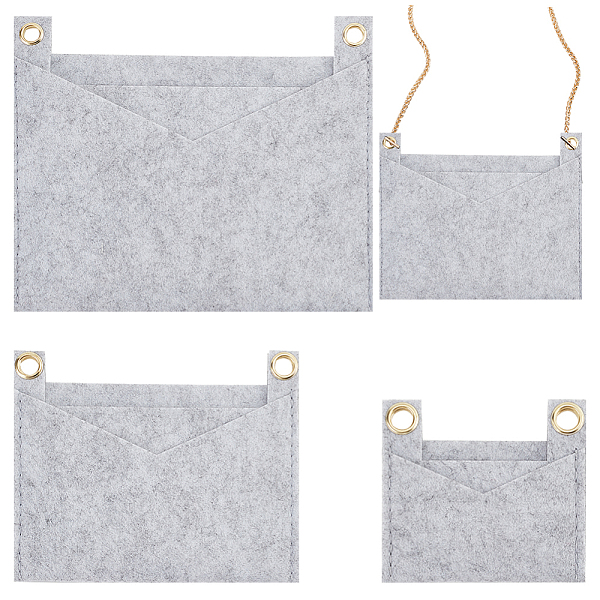 PandaHall WADORN 3Pcs 3 Style Felt Bags Organizer Insert, Mini Envelope Handbag Shaper Premium Felt, with Iron Grommets, Gray...
PandaHall WADORN 3Pcs 3 Style Felt Bags Organizer Insert, Mini Envelope Handbag Shaper Premium Felt, with Iron Grommets, Gray...