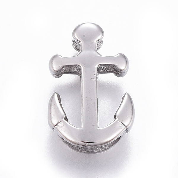 PandaHall 304 Stainless Steel Slide Charms/Slider Beads, For Leather Cord Bracelets Making, Anchor, Stainless Steel Color, 17x11.5x7.5mm...
PandaHall 304 Stainless Steel Slide Charms/Slider Beads, For Leather Cord Bracelets Making, Anchor, Stainless Steel Color, 17x11.5x7.5mm...