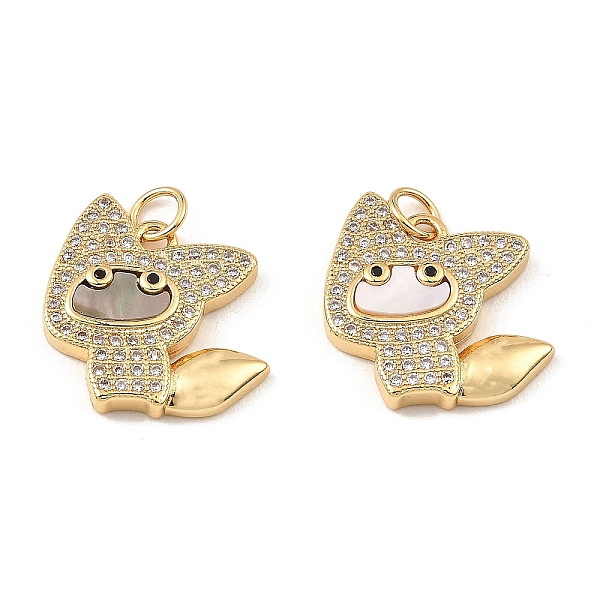 PandaHall Brass Cubic Zirconia with Shell Pendants, Long-Lasting Plated, Lead Free & Cadmium Free, Cat, Real 18K Gold Plated, 18x18x3mm..., Clear
PandaHall Brass Cubic Zirconia with Shell Pendants, Long-Lasting Plated, Lead Free & Cadmium Free, Cat, Real 18K Gold Plated, 18x18x3mm..., Clear