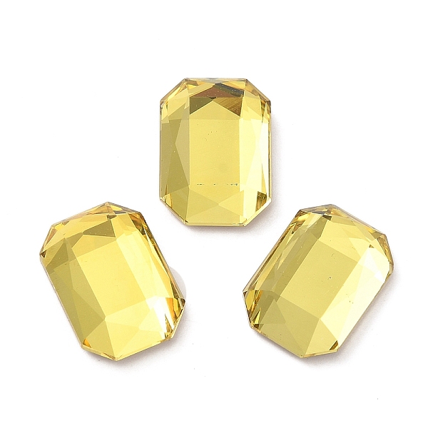 PandaHall Glass Rhinestone Cabochons, Flat Back & Back Plated, Faceted, Rectangle, Citrine, 14x10x4.50mm Glass Rhinestone Rectangle Orange
PandaHall Glass Rhinestone Cabochons, Flat Back & Back Plated, Faceted, Rectangle, Citrine, 14x10x4.50mm Glass Rhinestone Rectangle Orange