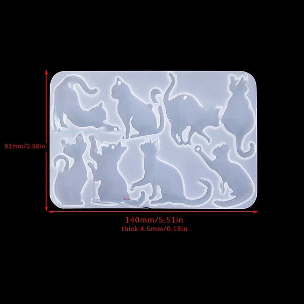 PandaHall Food Grade DIY Silhouette Silicone Pendant Molds, Decoration Making, Resin Casting Molds, For UV Resin, Epoxy Resin Jewelry Making..., White
PandaHall Food Grade DIY Silhouette Silicone Pendant Molds, Decoration Making, Resin Casting Molds, For UV Resin, Epoxy Resin Jewelry Making..., White