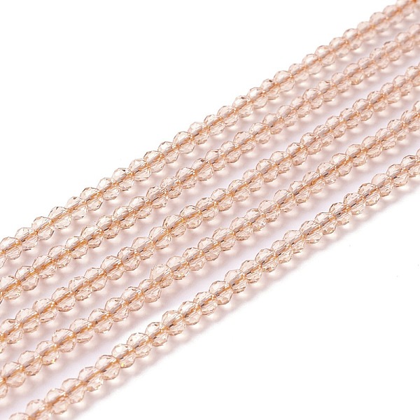 PandaHall Transparent Glass Beads Strands, Faceted, Round, Bisque, 3mm, Hole: 0.8mm, about 127~139pcs/strand, 14.09~14.53 inch(35.8~36.9cm)..., Orange
PandaHall Transparent Glass Beads Strands, Faceted, Round, Bisque, 3mm, Hole: 0.8mm, about 127~139pcs/strand, 14.09~14.53 inch(35.8~36.9cm)..., Orange