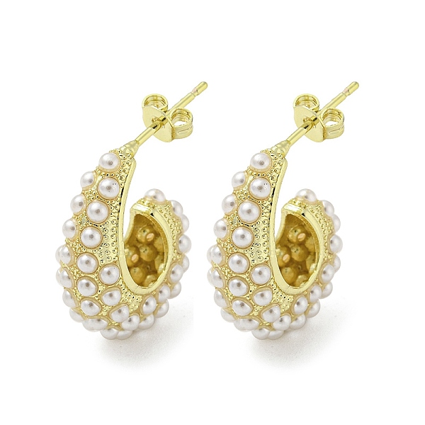 PandaHall Rack Plating Brass Teardrop Stud Earrings, Half Hoop Earrings Plastic Pearl, Cadmium Free & Lead Free, Real 18K Gold Plated..., Clear
PandaHall Rack Plating Brass Teardrop Stud Earrings, Half Hoop Earrings Plastic Pearl, Cadmium Free & Lead Free, Real 18K Gold Plated..., Clear