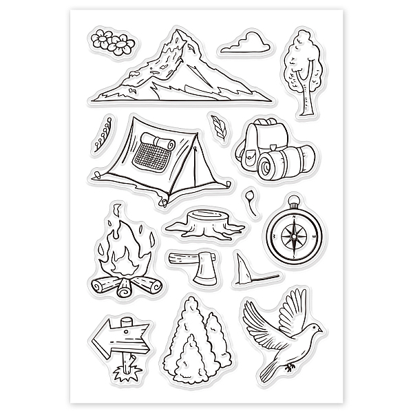 PandaHall PVC Plastic Stamps, for DIY Scrapbooking, Photo Album Decorative, Cards Making, Stamp Sheets, Mountain Pattern, 16x11x0.3cm...
PandaHall PVC Plastic Stamps, for DIY Scrapbooking, Photo Album Decorative, Cards Making, Stamp Sheets, Mountain Pattern, 16x11x0.3cm...