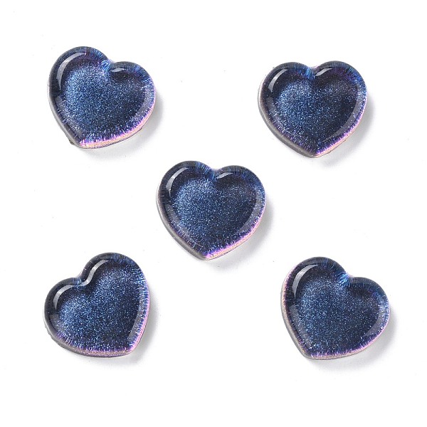 PandaHall Transparent Resin Cabochons, with Glitter, Heart, Marine Blue, 18x19.5x6.5mm Resin Heart
PandaHall Transparent Resin Cabochons, with Glitter, Heart, Marine Blue, 18x19.5x6.5mm Resin Heart