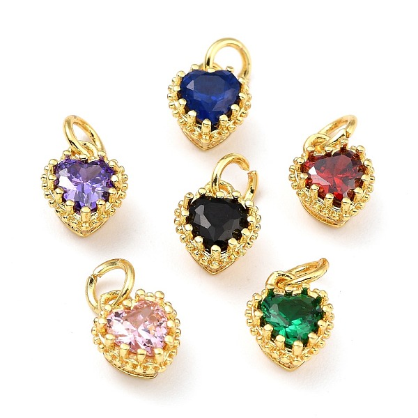 PandaHall Brass Micro Pave Mixed Color Cubic Zirconia Pendants, Real 18K Gold Plated, Long-Lasting Plated, Heart, Mixed Color, 9.3x7.4x5.5mm..., Multicolor
PandaHall Brass Micro Pave Mixed Color Cubic Zirconia Pendants, Real 18K Gold Plated, Long-Lasting Plated, Heart, Mixed Color, 9.3x7.4x5.5mm..., Multicolor