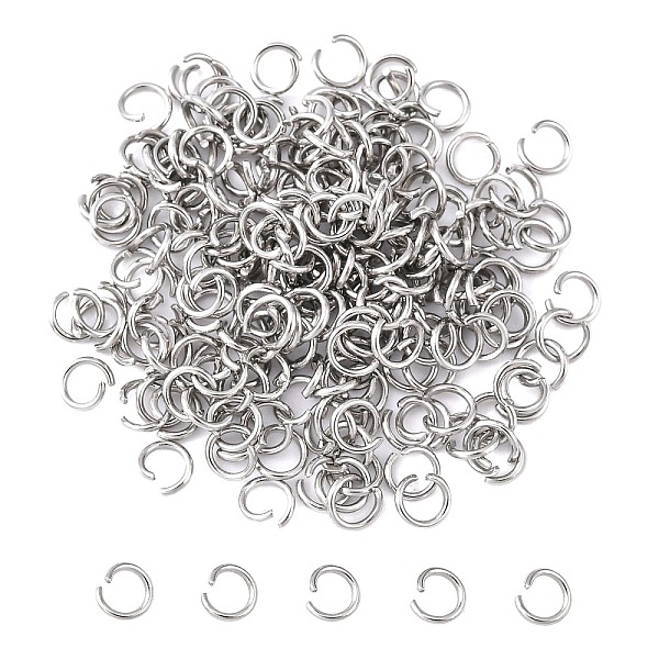 PandaHall 304 Stainless Steel Jump Rings, Open Jump Rings, Stainless Steel, 22 Gauge, 4x0.6mm, Inner Diameter: 2.8mm 304 Stainless Steel
PandaHall 304 Stainless Steel Jump Rings, Open Jump Rings, Stainless Steel, 22 Gauge, 4x0.6mm, Inner Diameter: 2.8mm 304 Stainless Steel