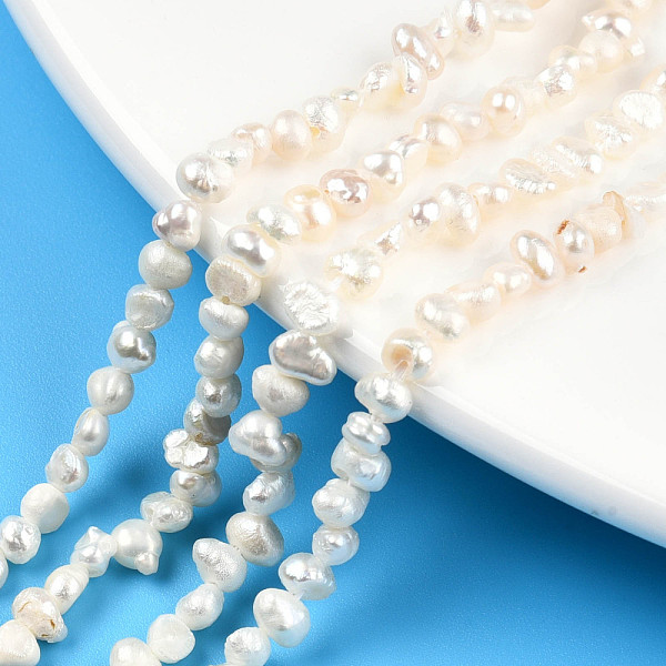 PandaHall Natural Cultured Freshwater Pearl Beads Strands, Wonderful Mother's Day Gift Ideas, Oval, Two sides Polished, Seashell Color...
PandaHall Natural Cultured Freshwater Pearl Beads Strands, Wonderful Mother's Day Gift Ideas, Oval, Two sides Polished, Seashell Color...