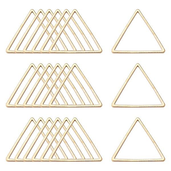 PandaHall Brass Linking Rings, Triangle, Light Gold, 21x23x1mm Brass Triangle
PandaHall Brass Linking Rings, Triangle, Light Gold, 21x23x1mm Brass Triangle