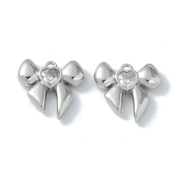 PandaHall Brass Charms, with Glass, Bowknot, Real Platinum Plated, Clear, 13x14x3mm, Hole: 1.4mm Brass+Glass Bowknot Clear
PandaHall Brass Charms, with Glass, Bowknot, Real Platinum Plated, Clear, 13x14x3mm, Hole: 1.4mm Brass+Glass Bowknot Clear