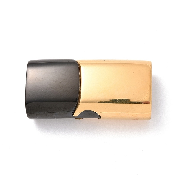 PandaHall 304 Stainless Steel Magnetic Clasps with Glue-in Ends, Rectangle, Golden, Electrophoresis Black, 29x14x9mm, Hole: 6.5x12mm 304...
PandaHall 304 Stainless Steel Magnetic Clasps with Glue-in Ends, Rectangle, Golden, Electrophoresis Black, 29x14x9mm, Hole: 6.5x12mm 304...