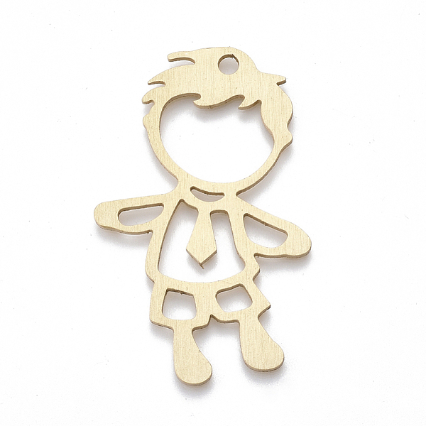 PandaHall Aluminium Big Pendants, Laser Cut Big Pendants, Boy, Golden, 50x31x1mm, Hole: 3mm Aluminum Human
PandaHall Aluminium Big Pendants, Laser Cut Big Pendants, Boy, Golden, 50x31x1mm, Hole: 3mm Aluminum Human
