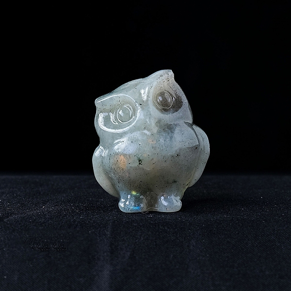 PandaHall Natural Labradorite Carved Healing Owl Figurines, Reiki Energy Stone Display Decorations, 35x30mm Labradorite Owl
PandaHall Natural Labradorite Carved Healing Owl Figurines, Reiki Energy Stone Display Decorations, 35x30mm Labradorite Owl