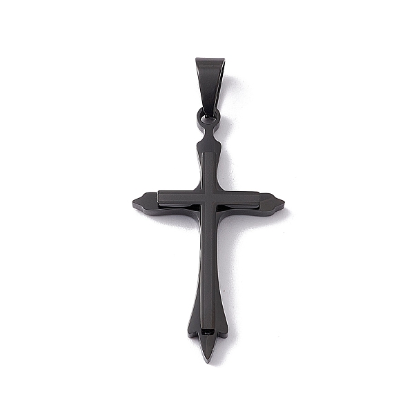 PandaHall 304 Stainless Steel Pendants, Cross, Electrophoresis Black, 44x25x5mm, Hole: 5x8mm 304 Stainless Steel Cross
PandaHall 304 Stainless Steel Pendants, Cross, Electrophoresis Black, 44x25x5mm, Hole: 5x8mm 304 Stainless Steel Cross