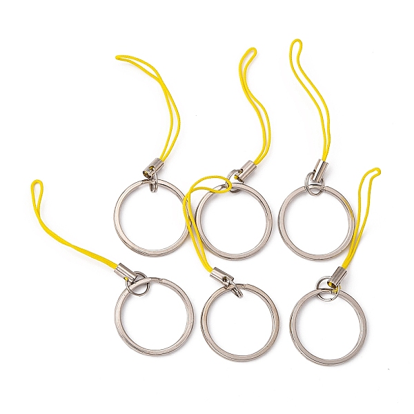 PandaHall Mobile Straps, with Nylon String and Iron Findings, Yellow, 50mm Nylon Yellow
PandaHall Mobile Straps, with Nylon String and Iron Findings, Yellow, 50mm Nylon Yellow