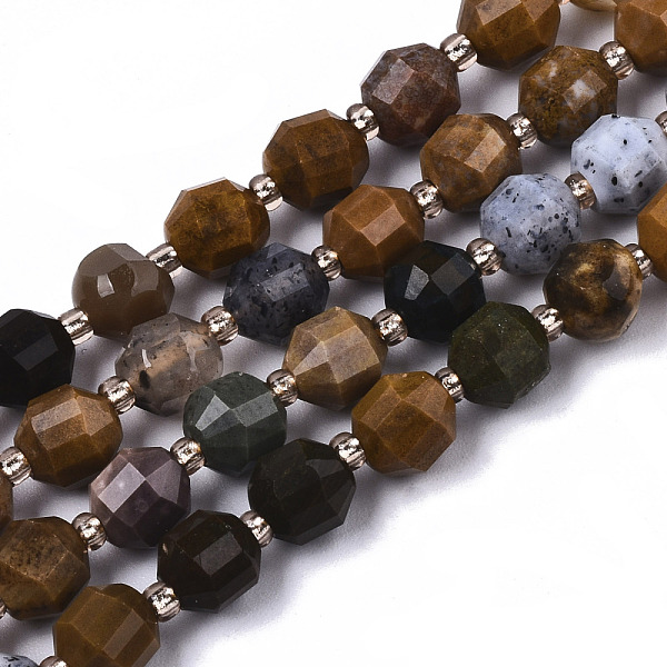 PandaHall Natural Ocean Jasper Beads Strands, Oval, Faceted, 6x5~6mm, Hole: 0.8mm, about 51~53pcs/strand, 14.57 inch~15.15 inch(37~38.5cm)...
PandaHall Natural Ocean Jasper Beads Strands, Oval, Faceted, 6x5~6mm, Hole: 0.8mm, about 51~53pcs/strand, 14.57 inch~15.15 inch(37~38.5cm)...