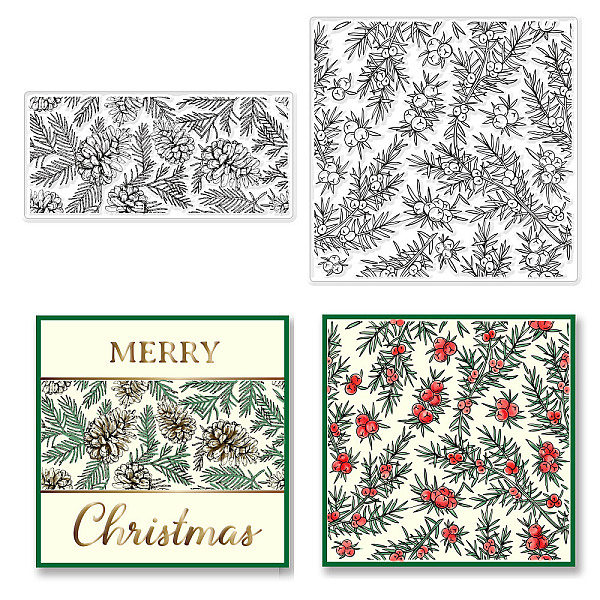 PandaHall CRASPIRE Christmas Silicone Clear Stamps Holly Mistletoe Pine Cones Gift Christmas Patterns Clear Stamps for Christmas Card Making...
PandaHall CRASPIRE Christmas Silicone Clear Stamps Holly Mistletoe Pine Cones Gift Christmas Patterns Clear Stamps for Christmas Card Making...