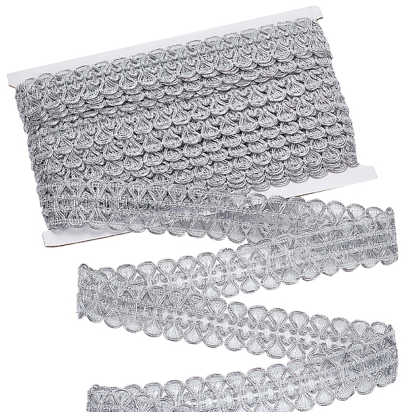 PandaHall 12M Metallic Polyester Butterfly Lace Ribbon, Garment Accessory, Silver, 1-3/8 inch(35mm), about 13.12 Yards(12m)/Card Polyester...
PandaHall 12M Metallic Polyester Butterfly Lace Ribbon, Garment Accessory, Silver, 1-3/8 inch(35mm), about 13.12 Yards(12m)/Card Polyester...