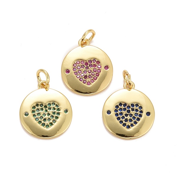 PandaHall Cubic Zirconia Pendants, with Rack Plating Real 18K Gold Plated Brass Findings, with Jump Rings, Long-Lasting Plated, Lead Free &..., Multicolor
PandaHall Cubic Zirconia Pendants, with Rack Plating Real 18K Gold Plated Brass Findings, with Jump Rings, Long-Lasting Plated, Lead Free &..., Multicolor