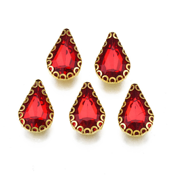 PandaHall Sew on Rhinestone, Transparent Glass Rhinestones, with Iron Prong Settings, Faceted, Teardrop, Crimson, 13.5x8.5x5mm, Hole: 0.9mm..., Pink
PandaHall Sew on Rhinestone, Transparent Glass Rhinestones, with Iron Prong Settings, Faceted, Teardrop, Crimson, 13.5x8.5x5mm, Hole: 0.9mm..., Pink