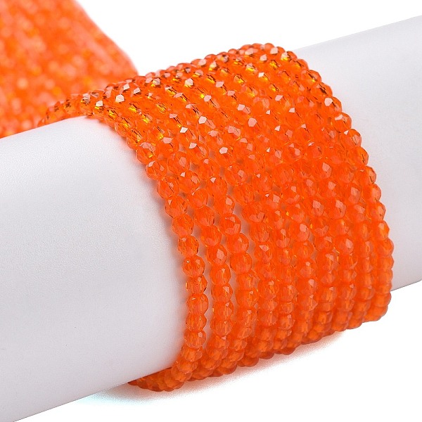 PandaHall Transparent Glass Beads Strands, Faceted Round, Coral, 2mm, Hole: 0.8mm, about 175pcs/strand, 14.06~14.17 inch(35.7~36cm) Glass..., Red
PandaHall Transparent Glass Beads Strands, Faceted Round, Coral, 2mm, Hole: 0.8mm, about 175pcs/strand, 14.06~14.17 inch(35.7~36cm) Glass..., Red