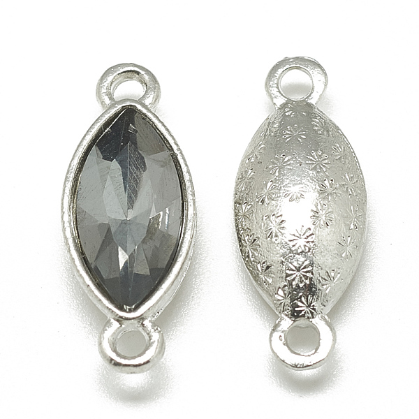 PandaHall Alloy Glass Links connectors, Faceted, Horse Eye, Platinum, Gray, 23x9x5mm, Hole: 1.5mm Alloy+Glass Horse Eye Gray
PandaHall Alloy Glass Links connectors, Faceted, Horse Eye, Platinum, Gray, 23x9x5mm, Hole: 1.5mm Alloy+Glass Horse Eye Gray