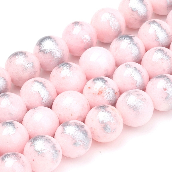 PandaHall Natural Mashan Jade Beads Strands, Brushed Silver Color, Dyed, Round, Misty Rose, 8mm, Hole: 0.8mm, about 50pcs/strand, 15.7 inch...
PandaHall Natural Mashan Jade Beads Strands, Brushed Silver Color, Dyed, Round, Misty Rose, 8mm, Hole: 0.8mm, about 50pcs/strand, 15.7 inch...