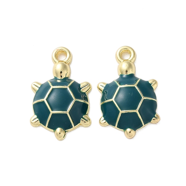 PandaHall Alloy Enamel Pendants, Cadmium Free & Nickel Free & Lead Free, Tortoise Charm, Golden, Dark Slate Gray, 19x12x4mm, Hole: 1.6mm...
PandaHall Alloy Enamel Pendants, Cadmium Free & Nickel Free & Lead Free, Tortoise Charm, Golden, Dark Slate Gray, 19x12x4mm, Hole: 1.6mm...