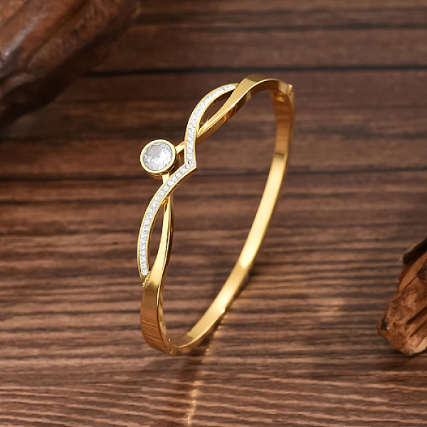 PandaHall Stainless Steel Hinged Bangles, Birthstone Bangle for Women, Real 18K Gold Plated, <P>no size Stainless Steel
PandaHall Stainless Steel Hinged Bangles, Birthstone Bangle for Women, Real 18K Gold Plated, <P>no size Stainless Steel