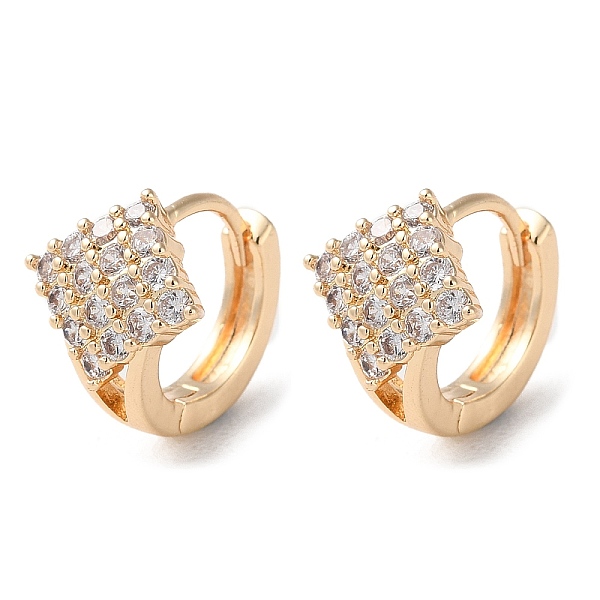 PandaHall Rack Plating Brass Micro Pave Cubic Zirconia Hoop Earrings, Rhombus, Light Gold, 12.5x11mm Cubic Zirconia Rhombus Clear
PandaHall Rack Plating Brass Micro Pave Cubic Zirconia Hoop Earrings, Rhombus, Light Gold, 12.5x11mm Cubic Zirconia Rhombus Clear