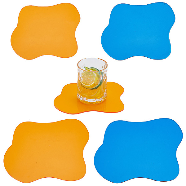 PandaHall GOMAKERER 4Pcs 4 Style Opaque Acrylic Cup Mats, Irregular Shape Coasters, Mixed Color, 96~143x123~135x3mm, 1pc/style Acrylic..., Multicolor
PandaHall GOMAKERER 4Pcs 4 Style Opaque Acrylic Cup Mats, Irregular Shape Coasters, Mixed Color, 96~143x123~135x3mm, 1pc/style Acrylic..., Multicolor