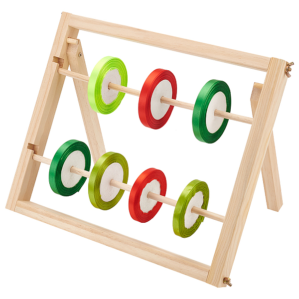 PandaHall 2-Tier Wooden Craft Ribbon Organizer Storage Rack, Wire Spool Storage Stand, for Gift Wrapping, Arts & Crafts Items, PeachPuff..., Brown
PandaHall 2-Tier Wooden Craft Ribbon Organizer Storage Rack, Wire Spool Storage Stand, for Gift Wrapping, Arts & Crafts Items, PeachPuff..., Brown