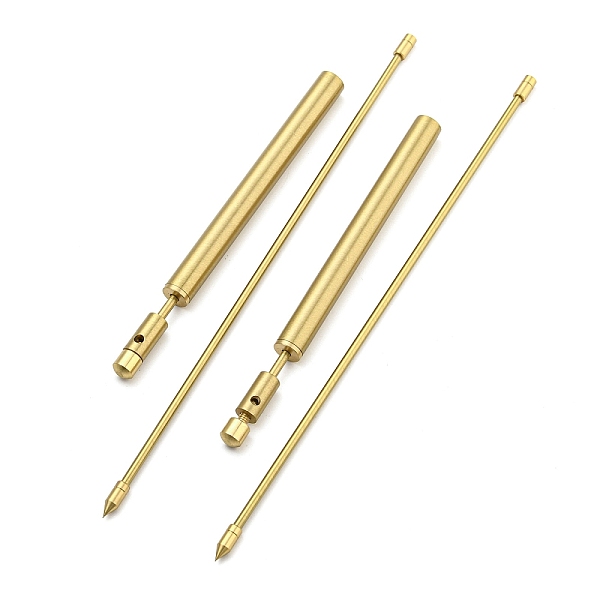 PandaHall Brass Dowsing Rods for Energy Water Seeking, Compass, Magnetic Field Guide Tool, Golden, 130~207mm Brass
PandaHall Brass Dowsing Rods for Energy Water Seeking, Compass, Magnetic Field Guide Tool, Golden, 130~207mm Brass