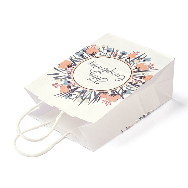 PandaHall Rectangle Paper Bags, with Handle, for Gift Bags and Shopping Bags, Flower of Life Pattern, 14.9x8.1x21cm Paper Flower of Life
PandaHall Rectangle Paper Bags, with Handle, for Gift Bags and Shopping Bags, Flower of Life Pattern, 14.9x8.1x21cm Paper Flower of Life