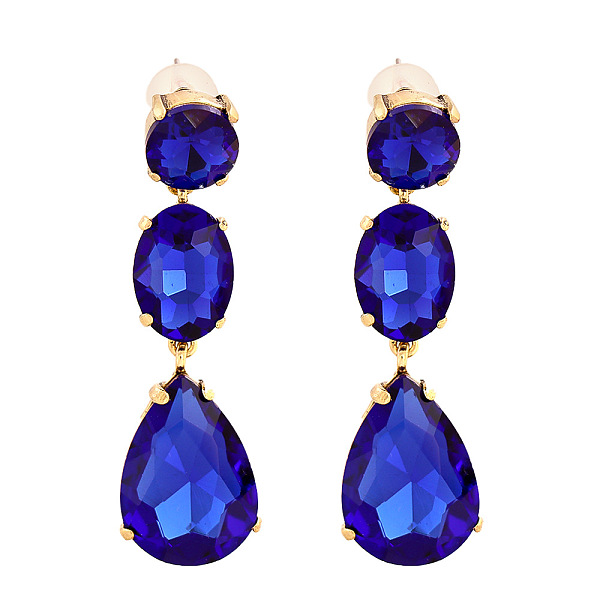 PandaHall Sparkling Waterdrop Shaped Colorful Rhinestone Earrings for Women - Fashionable and Unique, Blue, size 1 Other Blue
PandaHall Sparkling Waterdrop Shaped Colorful Rhinestone Earrings for Women - Fashionable and Unique, Blue, size 1 Other Blue