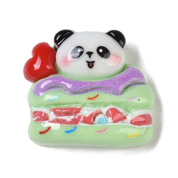PandaHall Desserts Theme Opaque Resin Decoden Cabochons, Panda, Pale Green, 17x19x7mm Resin Panda Multicolor
PandaHall Desserts Theme Opaque Resin Decoden Cabochons, Panda, Pale Green, 17x19x7mm Resin Panda Multicolor
