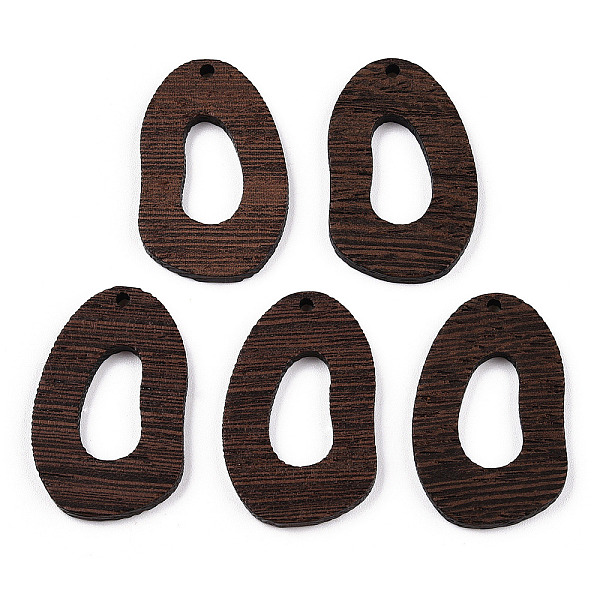 PandaHall Natural Wenge Wood Pendants, Undyed, Irregular Oval Charms, Coconut Brown, 38x24x3.5mm, Hole: 2mm Wood Oval
PandaHall Natural Wenge Wood Pendants, Undyed, Irregular Oval Charms, Coconut Brown, 38x24x3.5mm, Hole: 2mm Wood Oval