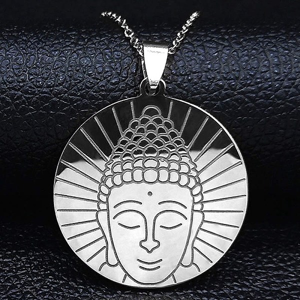 PandaHall 304 Stainless Steel Pendant Necklaces for Women Men, Buddhist Statues, Stainless Steel Color, 19.80 inch(50.3cm) 304 Stainless...
PandaHall 304 Stainless Steel Pendant Necklaces for Women Men, Buddhist Statues, Stainless Steel Color, 19.80 inch(50.3cm) 304 Stainless...