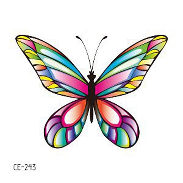 PandaHall Pride Rainbow Flag Removable Temporary Tattoos Paper Stickers, Butterfly, 6x6cm Paper Butterfly
PandaHall Pride Rainbow Flag Removable Temporary Tattoos Paper Stickers, Butterfly, 6x6cm Paper Butterfly