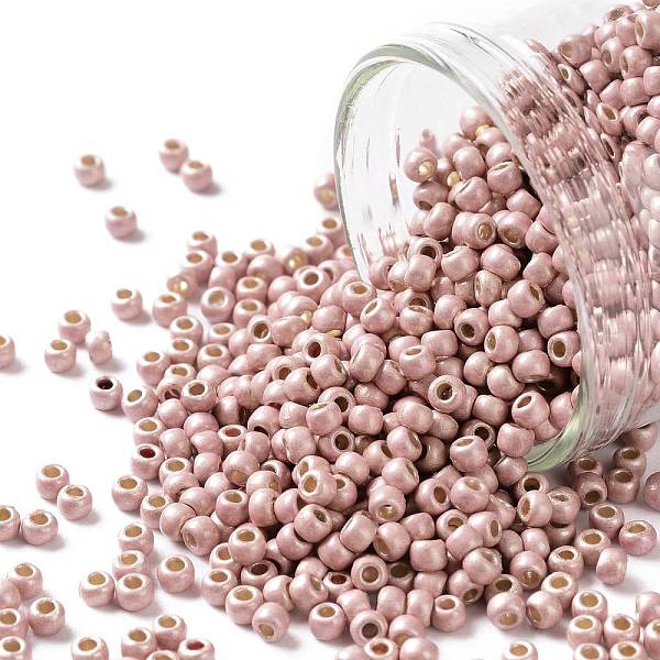 PandaHall TOHO Round Seed Beads, Japanese Seed Beads, (PF552F) PermaFinish Subtle Pink Metallic Matte, 11/0, 2.2mm, Hole: 0.8mm, about...
PandaHall TOHO Round Seed Beads, Japanese Seed Beads, (PF552F) PermaFinish Subtle Pink Metallic Matte, 11/0, 2.2mm, Hole: 0.8mm, about...