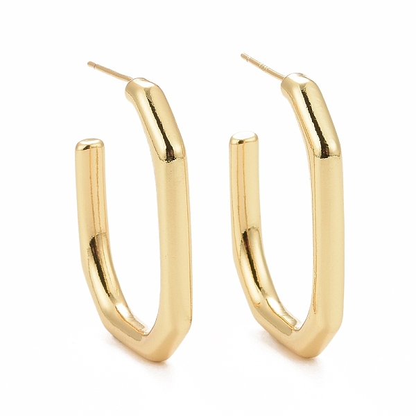 PandaHall Rack Plating Brass Rectangle Stud Earrings, Half Hoop Earrings for Women, Cadmium Free & Lead Free & Nickle Free, Real 18K Gold...
PandaHall Rack Plating Brass Rectangle Stud Earrings, Half Hoop Earrings for Women, Cadmium Free & Lead Free & Nickle Free, Real 18K Gold...
