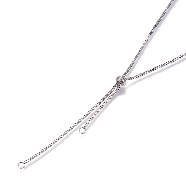 PandaHall Stainless Steel Necklace Making, with Box Chains, Heart Link Chains and Lobster Claw Clasps, Stainless Steel Color, Single Chain...
PandaHall Stainless Steel Necklace Making, with Box Chains, Heart Link Chains and Lobster Claw Clasps, Stainless Steel Color, Single Chain...