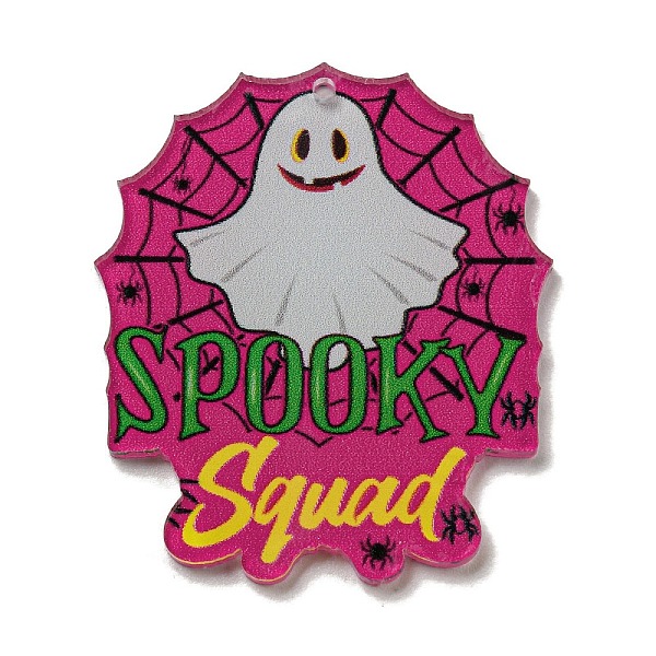 PandaHall Halloween Printed Acrylic Pendants, Ghost, 42x36x2mm, Hole: 1mm Acrylic Ghost Pink
PandaHall Halloween Printed Acrylic Pendants, Ghost, 42x36x2mm, Hole: 1mm Acrylic Ghost Pink
