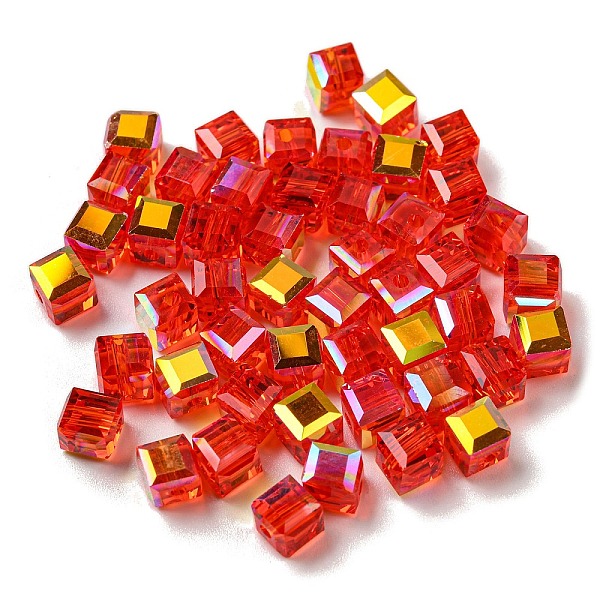 PandaHall Electroplate Glass Beads, Faceted, Cube, Red, 5.5x5.5x5.5mm, Hole: 1.5mm, 100pcs/bag Glass Cube Red
PandaHall Electroplate Glass Beads, Faceted, Cube, Red, 5.5x5.5x5.5mm, Hole: 1.5mm, 100pcs/bag Glass Cube Red
