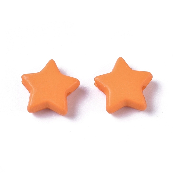 PandaHall Opaque Acrylic Beads, Star, Dark Orange, 9.5x9.5x3.5mm, Hole: 0.5mm Acrylic Star
PandaHall Opaque Acrylic Beads, Star, Dark Orange, 9.5x9.5x3.5mm, Hole: 0.5mm Acrylic Star