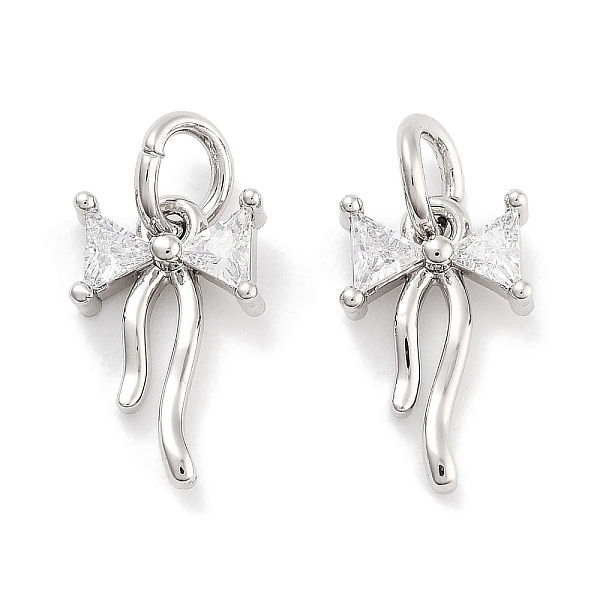 PandaHall Brass Micro Pave Cubic Zirconia Pendants, with Jump Ring, Bowknot, Clearr, Platinum, 12x7.5x2.5mm Brass+Cubic Zirconia Bowknot..., Clear
PandaHall Brass Micro Pave Cubic Zirconia Pendants, with Jump Ring, Bowknot, Clearr, Platinum, 12x7.5x2.5mm Brass+Cubic Zirconia Bowknot..., Clear