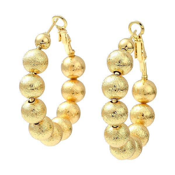 PandaHall Rack Plating Brass Round Beaded Hoop Earrings, Lead Free & Cadmium Free, Long-Lasting Plated, Real 18K Gold Plated, 39x40x8mm...
PandaHall Rack Plating Brass Round Beaded Hoop Earrings, Lead Free & Cadmium Free, Long-Lasting Plated, Real 18K Gold Plated, 39x40x8mm...