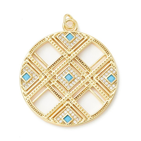 PandaHall Rack Plating Brass Micro Pave Clear & Cyan Cubic Zirconia Pendants, Cadmium Free & Nickel Free & Lead Free, Long-Lasting Plated...
PandaHall Rack Plating Brass Micro Pave Clear & Cyan Cubic Zirconia Pendants, Cadmium Free & Nickel Free & Lead Free, Long-Lasting Plated...
